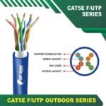 cat5e 24awg 4 twisted pair F-UTP Network Cable 305m