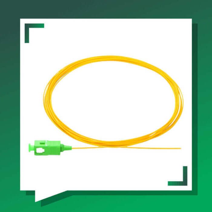 Fiber Pigtail Single Mode SC-APC Connector LSZH 1m