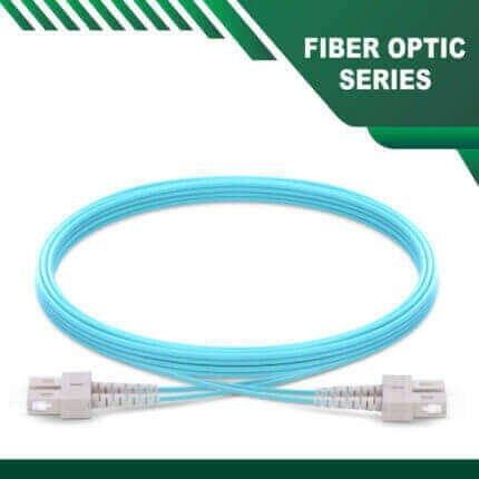 Fiber Optic Patch Cord Multimode SC-SC-UPC Duplex OM3 Fiber Optic Patch Cord Multi Mode SC-SC-UPC Duplex LSZH OM3