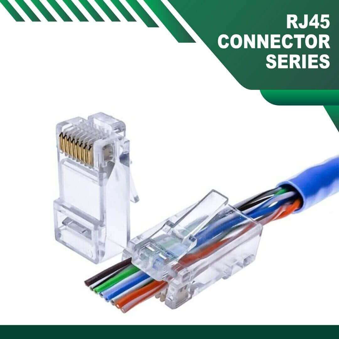 RJ45 Connector Series Cat6 RJ45 Connector PVC Structure