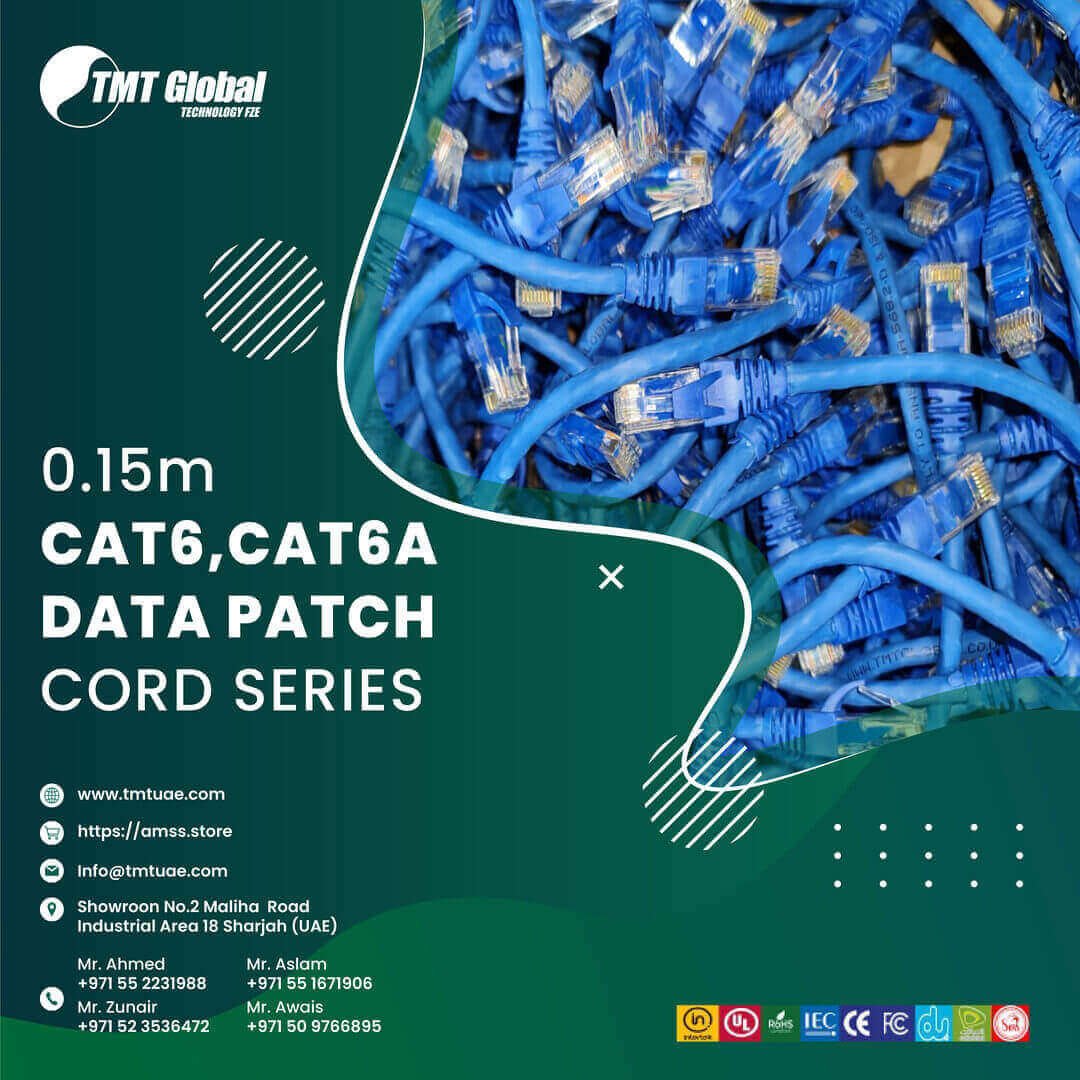 CAT6 and CAT6A Data Patch Cord